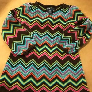 GAP chevron sweater dress